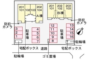 ラ　ボヌール　Ａの物件内観写真